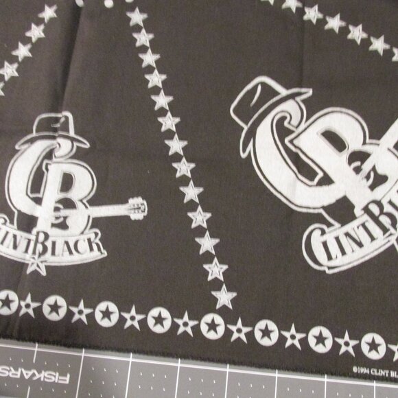 Vintage: 1995 Clint Black Concert Bandana - Picture 2 of 6